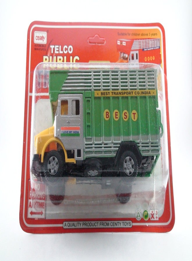 Centy Toys Centy 's Classic Of India's Telco Public Truck-Kidsshub 16 X 5.5 X 8 cm ( Lxbxh, ) Yellow-Green - Image 4